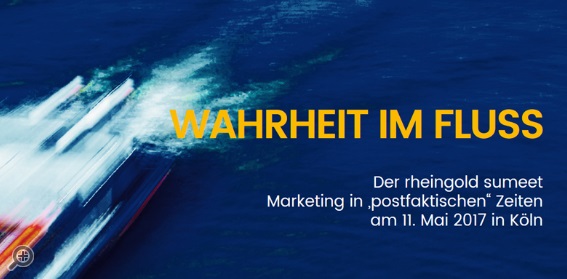Als Marktforscher, gedankliche Visionäre und Zukunftsexperten wollen wir mit Ihnen gemeinsam die Wahrheit – in post-faktischen Zeiten – verankern.  Sechs spannende Vorträge von namhaften Referenten. Genießen Sie die tolle Atmosphäre an Bord. Diskutieren Sie nach jedem Vortrag mit unseren Experten. Setzen Sie die neuen Erkenntnisse gleich in die Tat um.