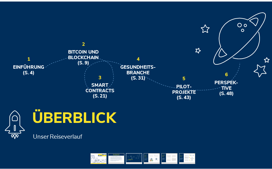 Blockchain, die Technologie hinter Bitcoin, revolutioniert derzeit den Markt der Banken und Versicherungen. Nun folgt auch der Gesundheitssektor –  es bieten sich vielfältige neue unternehmerische Möglichkeiten. Aber was ist wirklich dran an den Versprechungen? Welche Lösungen bietet Blockchain heute bereits? Was verspricht die Zukunft und wer kann davon profitieren?